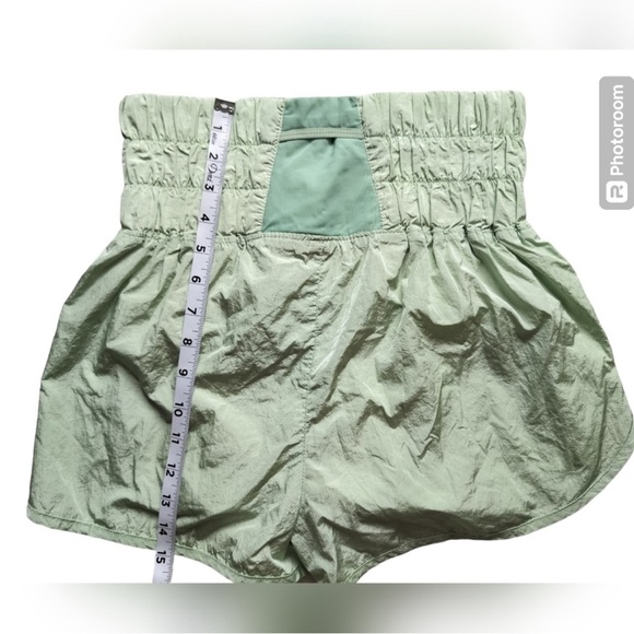 FP movement women's the way home light green sports shorts size M - Picture 6 of 15
